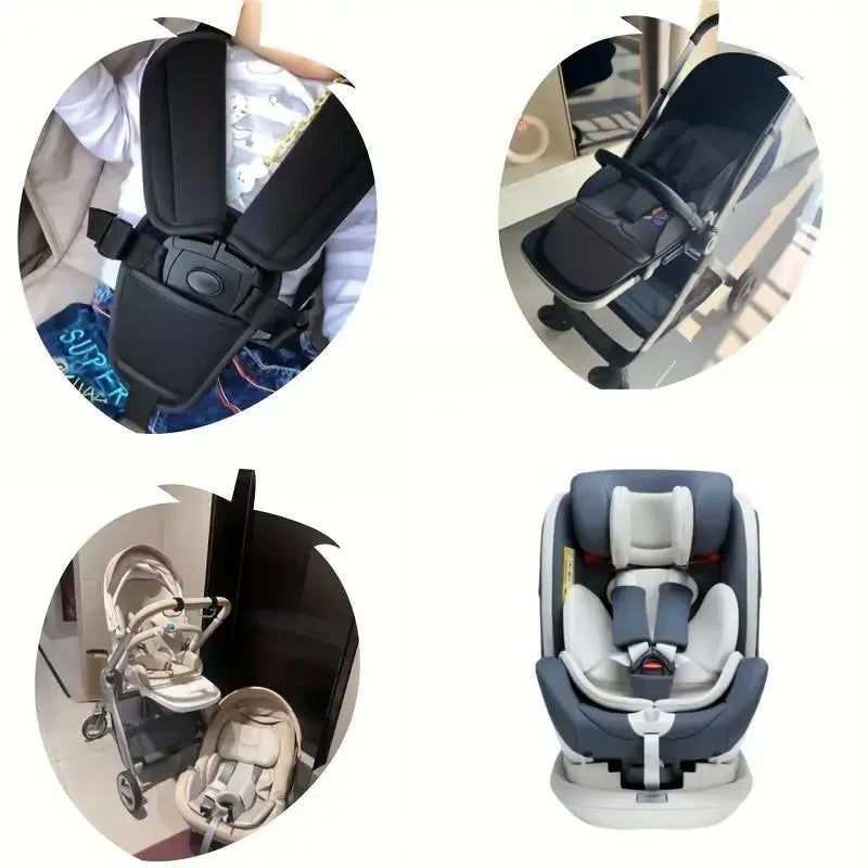 Soft Baby Car Seat Belt Pads Stroller Harness Covers Universal Shoulder Strap Cushions Prevent Strangulation Infant Pram Safety