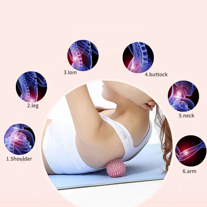 Ultimate Hedgehog Massage Ball for Yoga & Fitness – Muscle Relaxation for Neck, Shoulders, Legs, and Feet!