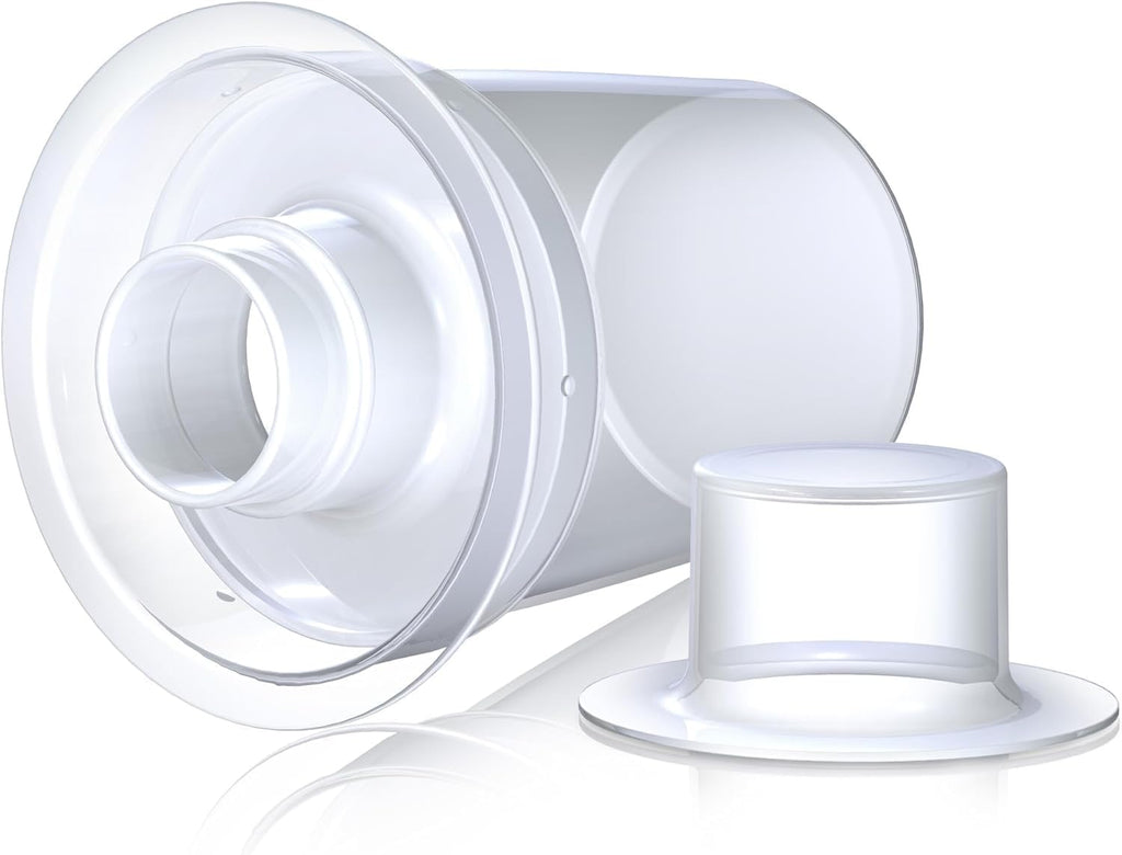 Baby Milk Powder Dispensers - Easy to Pour |Travel Ready | Compatible with Most Bottles, Including Rapidcool (Pack of 6)