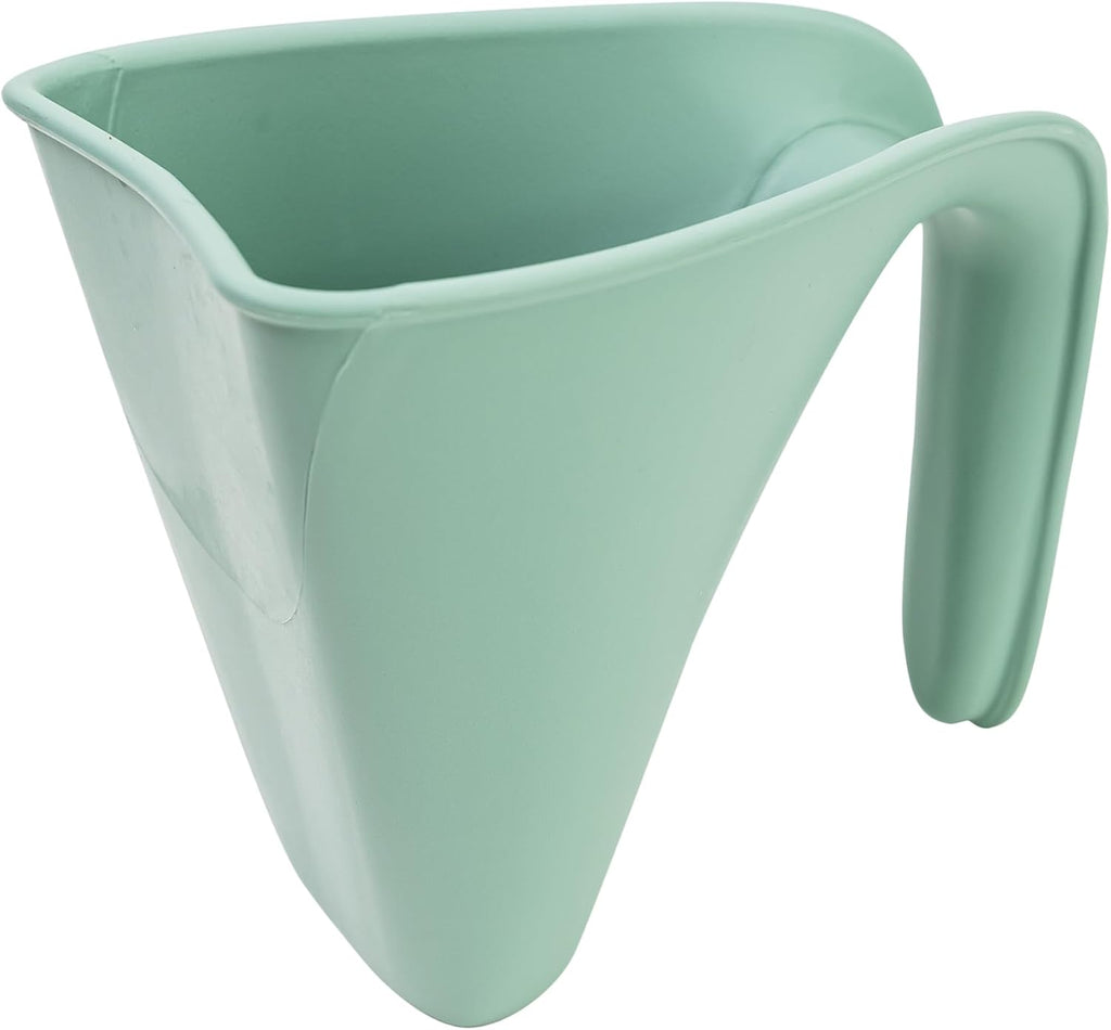 Bath Rinse Jug | Soft Rim Baby & Toddler Shampoo Rinser | Bath Hair Rinsing Cup | Hair Wash Jug with Handle | Essential Bath Accessories | Eucalyptus