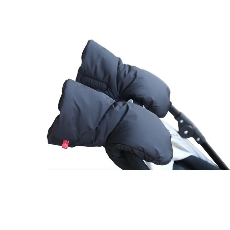 Winter Pram Hand Muff Baby Carriage Pushchair Warm Fur Fleece Hand Cover Buggy Clutch Cart Muff Glove Stroller Accessories