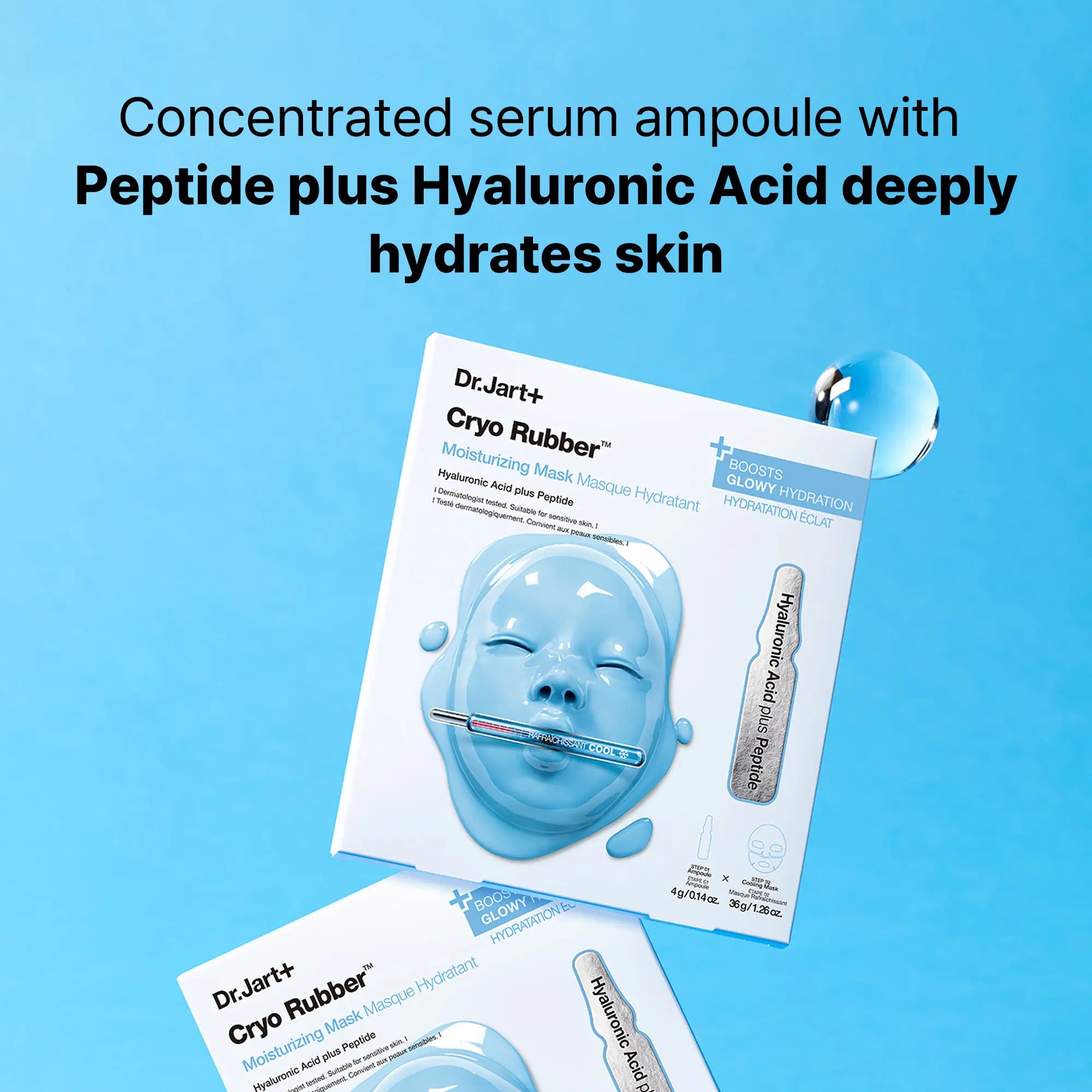 Dr.Jart+ | 7 Bestsellers Value Set | Instant Hydration, plus SPF and Barrier Repair Korean Skincare Set (Sensitive Skin Routine, Glass Skin, SPF 50+)