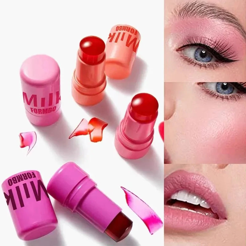 Experience the Magic of Original Milk Makeup Blush Stick - Cooling Water Jelly Tint for Luscious Lips and Cheeks