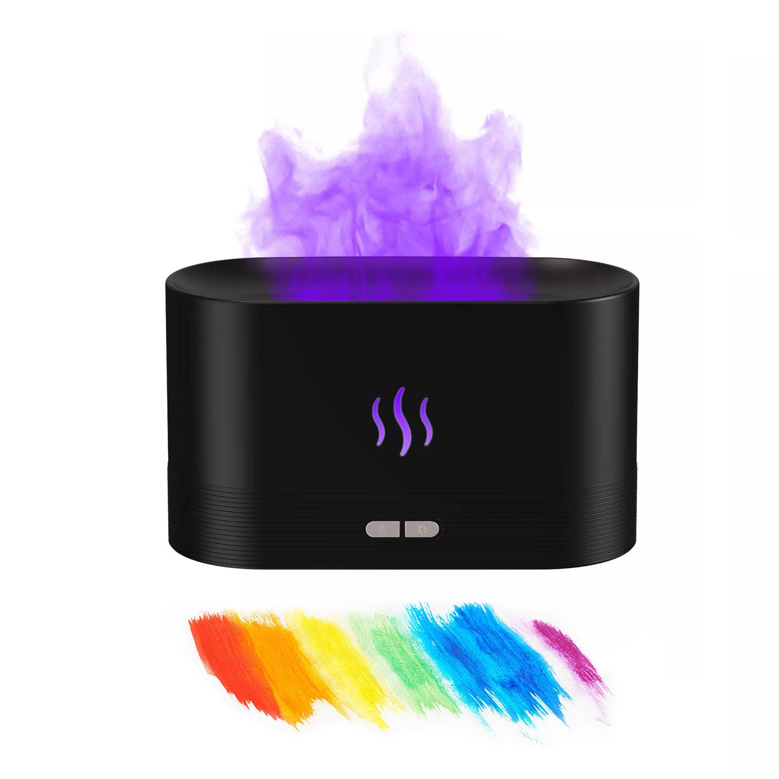 Transform Your Space with the Best Selling USB Ultrasonic Flame Humidifier - Colorful LED Aroma Diffuser for Relaxation