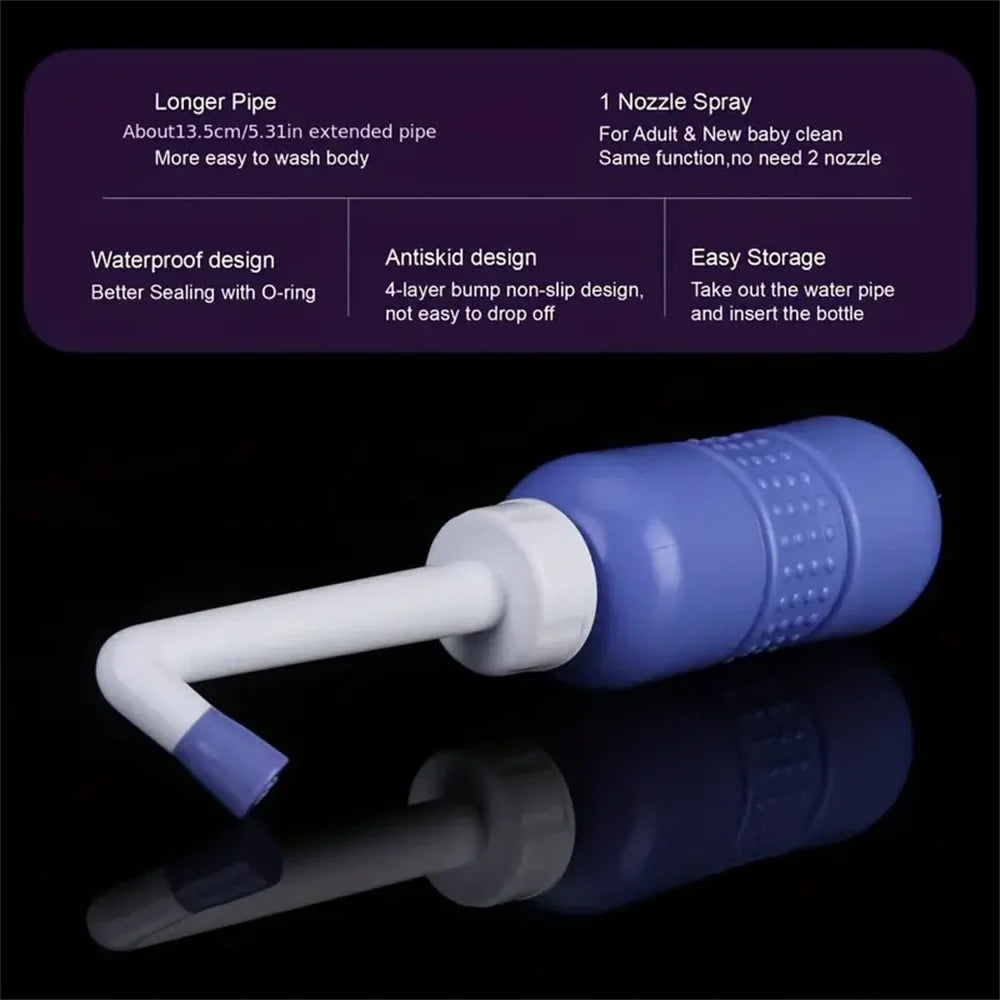 Perineal Irrigation Spray Bottle Handheld Leakproof Travel Bidet Bottles Hygiene Solution for Feminine Care Postpartum Recovery