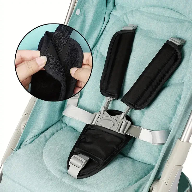 Soft Baby Car Seat Belt Pads Stroller Harness Covers Universal Shoulder Strap Cushions Prevent Strangulation Infant Pram Safety