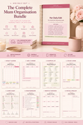 Her Daily Edit — Complete Mum Organisation Bundle | Weekly Planner, Meal Planner, School Tracker & More
