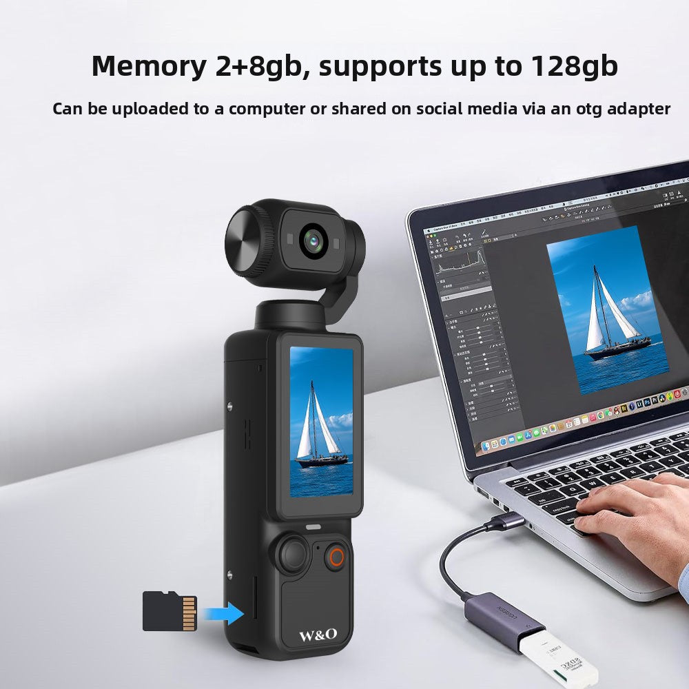 Handheld vlogging camera