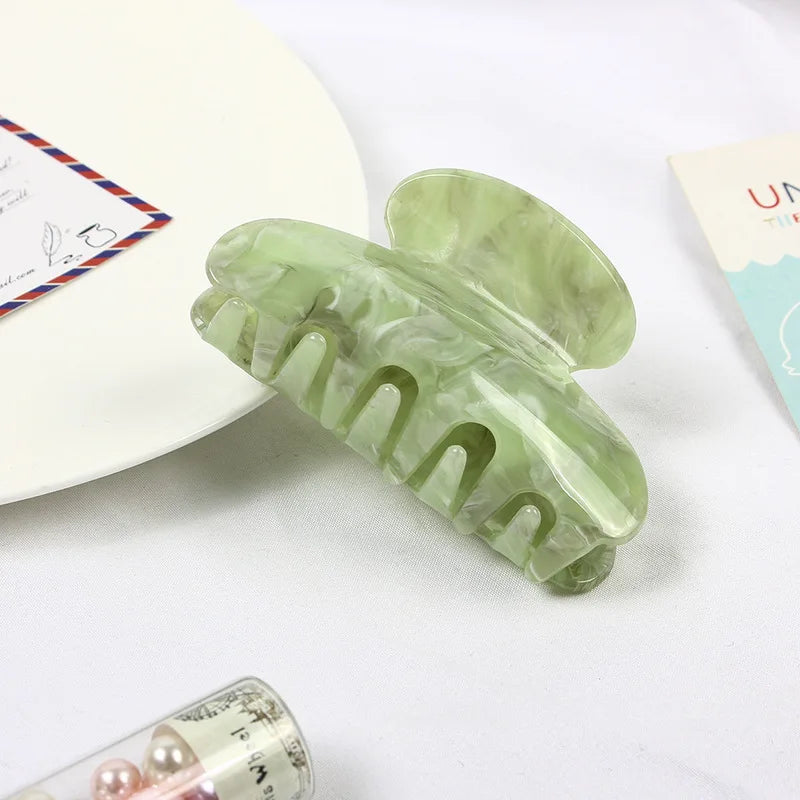 Elevate Your Style with Our Elegant Colorful Acrylic Hair Claw Clips for Women - Perfect for Any Occasion!
