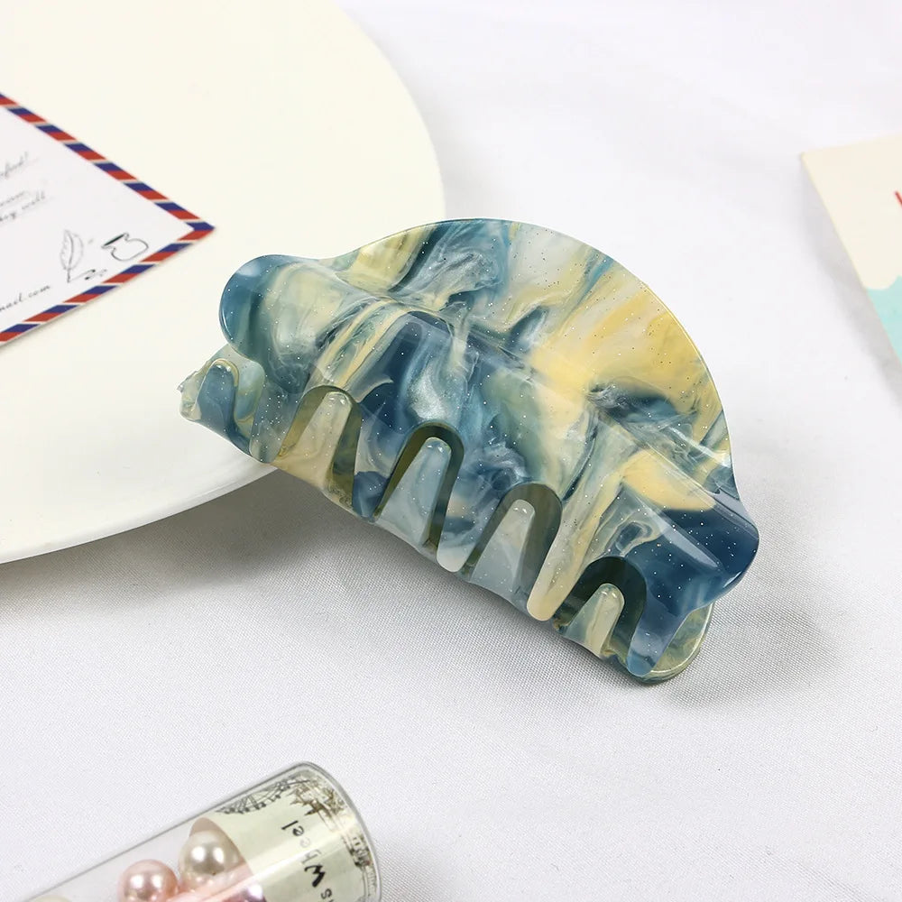 Elevate Your Style with Our Elegant Colorful Acrylic Hair Claw Clips for Women - Perfect for Any Occasion!