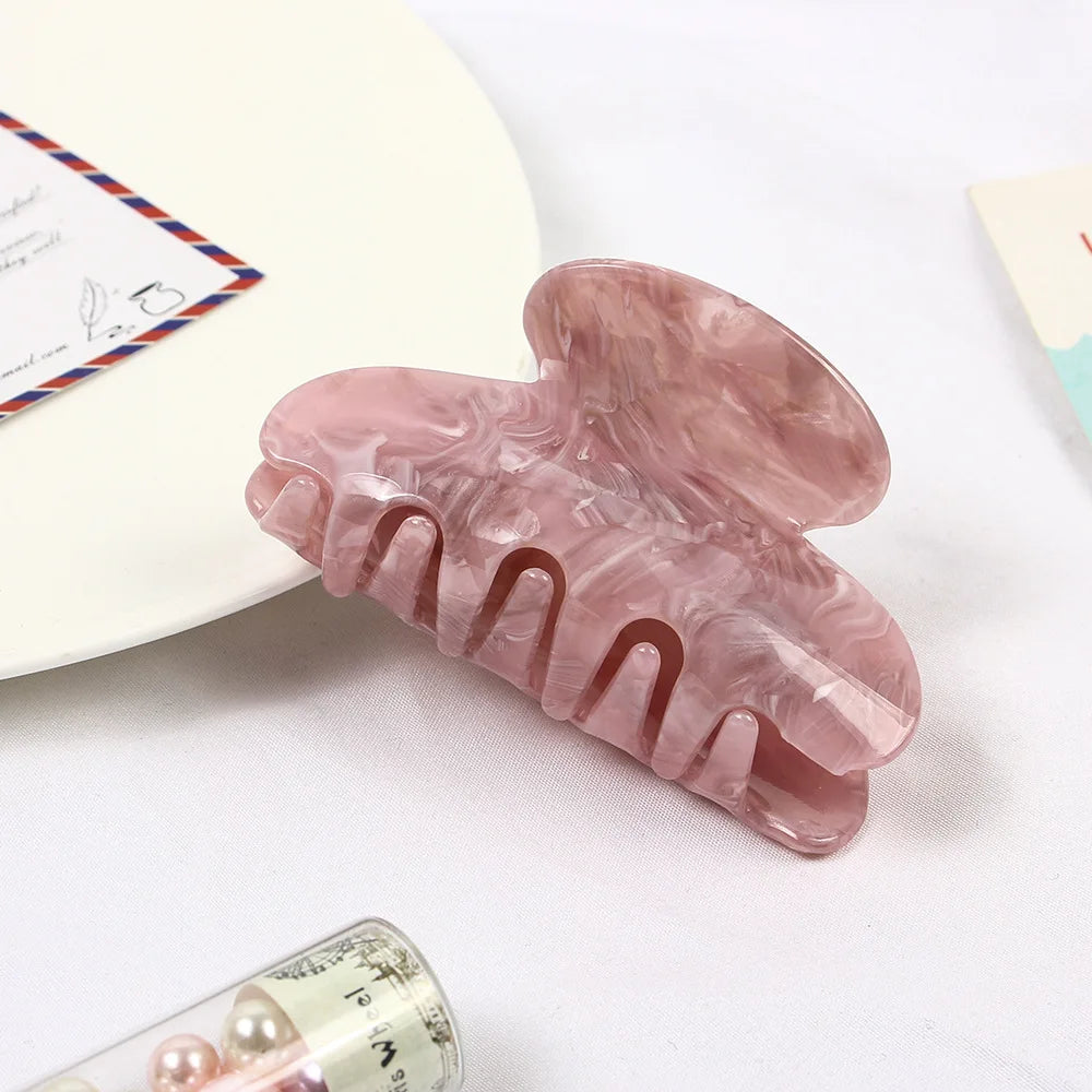 Elevate Your Style with Our Elegant Colorful Acrylic Hair Claw Clips for Women - Perfect for Any Occasion!