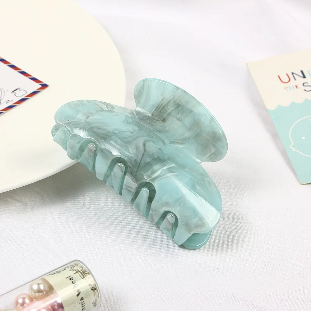 Elevate Your Style with Our Elegant Colorful Acrylic Hair Claw Clips for Women - Perfect for Any Occasion!
