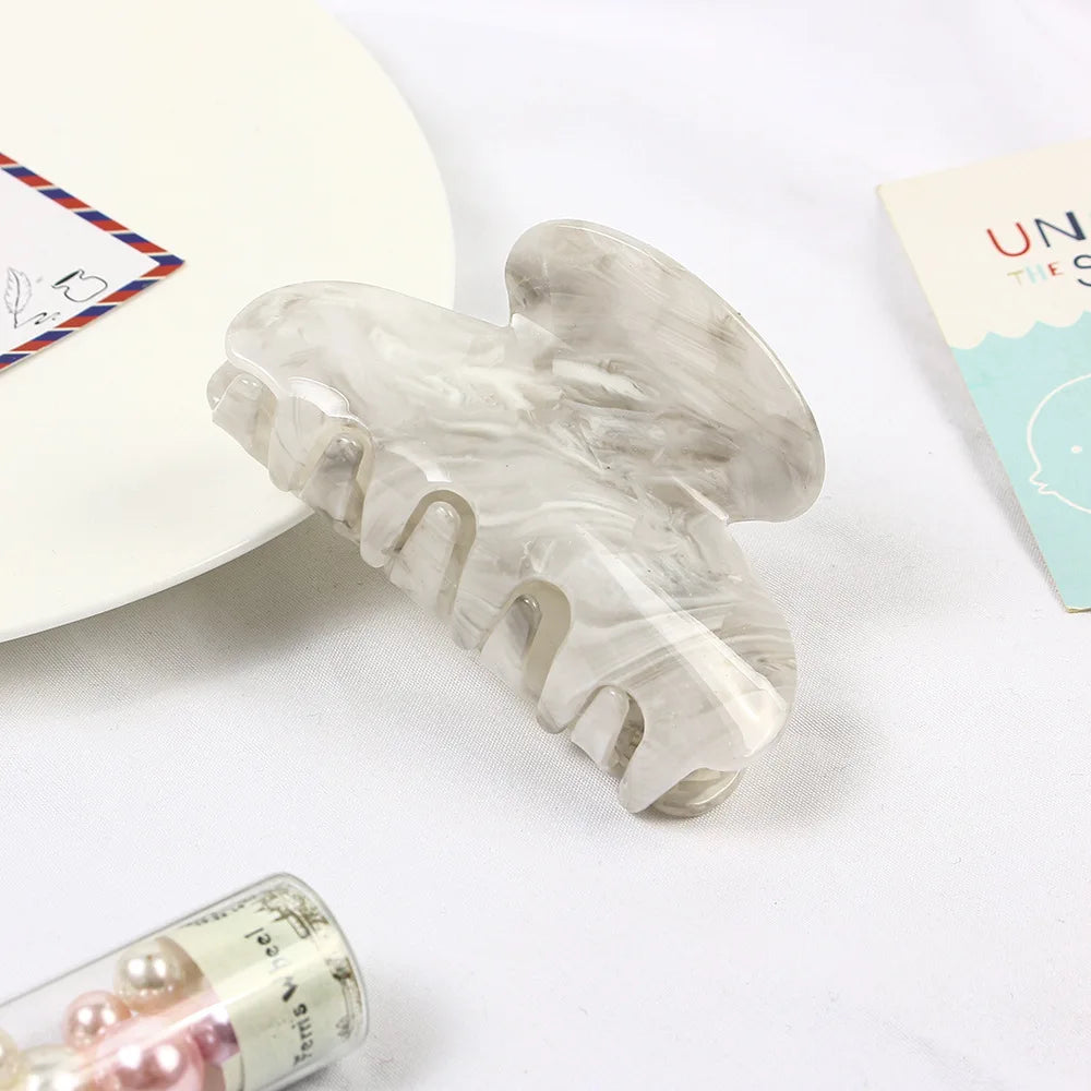 Elevate Your Style with Our Elegant Colorful Acrylic Hair Claw Clips for Women - Perfect for Any Occasion!