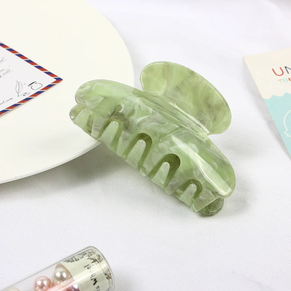 Elevate Your Style with Our Elegant Colorful Acrylic Hair Claw Clips for Women - Perfect for Any Occasion!