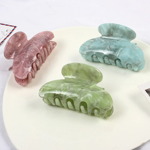 Elevate Your Style with Our Elegant Colorful Acrylic Hair Claw Clips for Women - Perfect for Any Occasion!