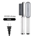 Revolutionary 2-in-1 Hair Styler: Fast Heating Straightening Hot Comb with Negative Ion Technology for Effortless Styling