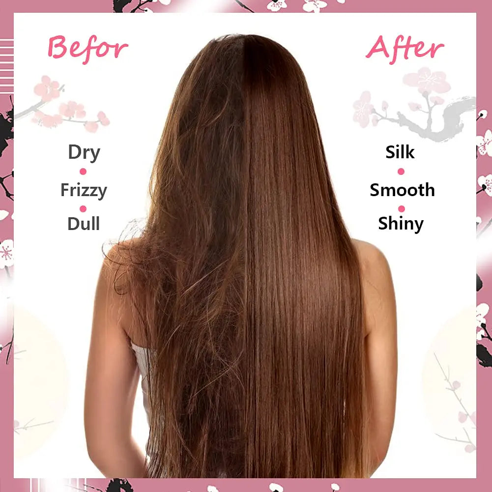 Transform Your Hair with the VITI Professional Hair Straightener Brush - Wet and Dry Styling Comb with LCD Display