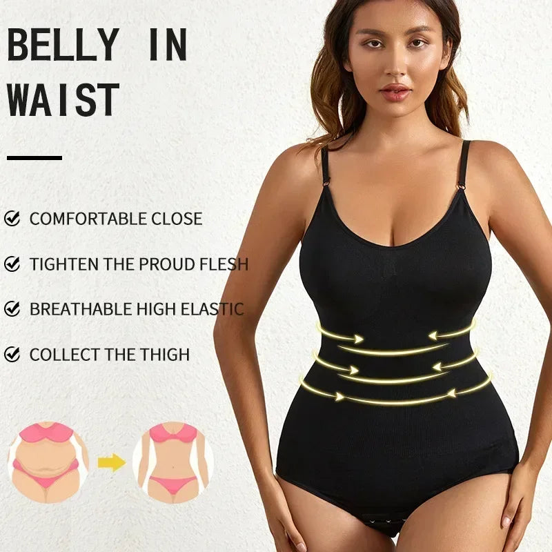 Elevate Your Curves with Our Seamless Bodysuit - Ultimate Tummy Control & Butt Lifting Shapewear for Women