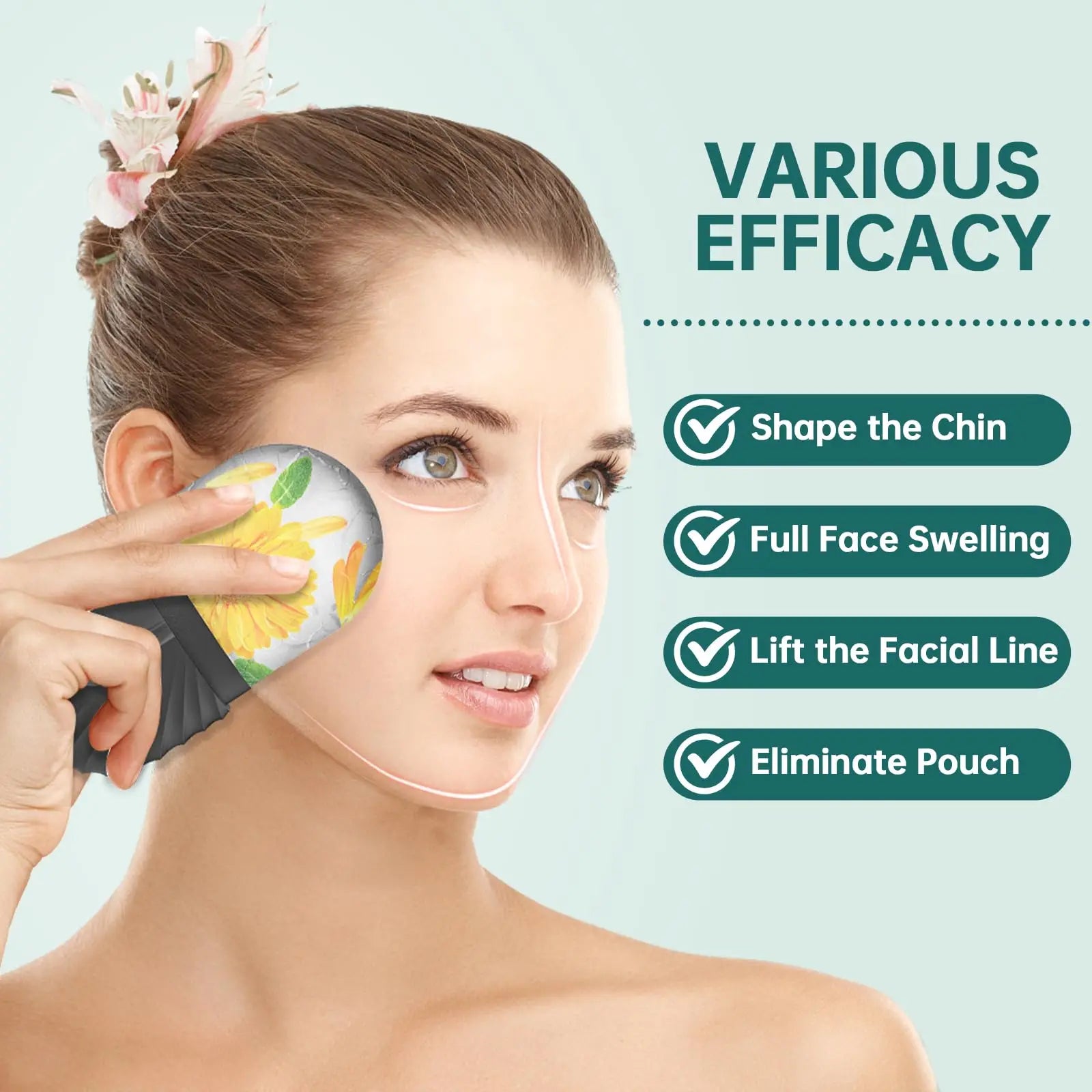 Revitalize Your Skin with Our 1/2/3Pcs Ice Face Roller Set - Perfect for Facial Massage, Lifting, and Contouring!
