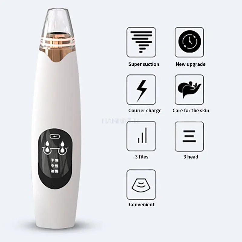 Revitalize Your Skin with the USB Charging Face Pore Vacuum: Ultimate Blackhead & Acne Remover for Deep Cleansing and Flawless Skin