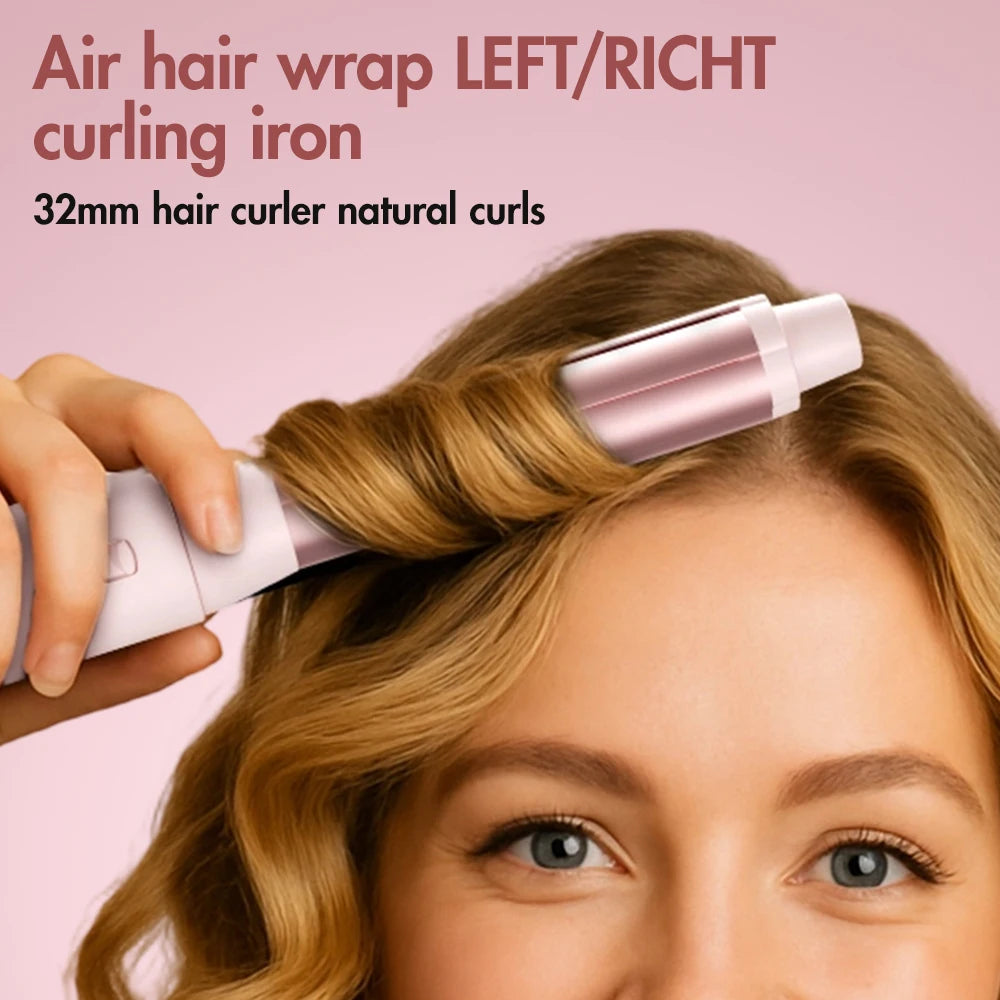 Detachable 5-in-1 Hair Dryer Brush | Fast Drying, Auto Curling & Smoothing – Complete Home Salon Styling Kit