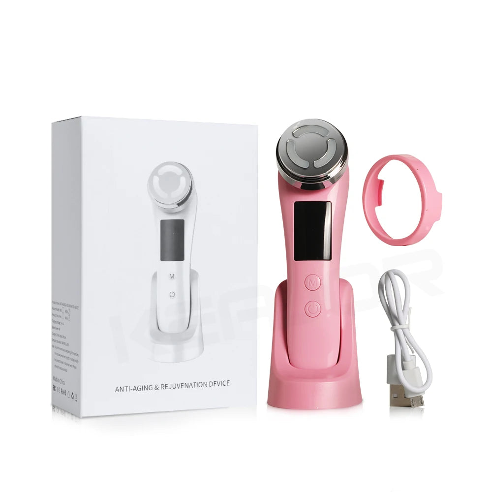 Revitalize Your Skin with the EMS Facial Massager - Anti-Aging Microcurrent Face Lifting Device for Tightening and Rejuvenation