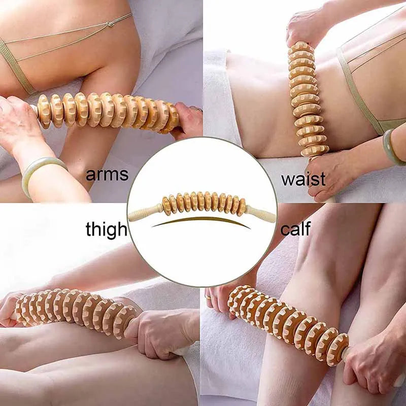 Transform Your Body with the Wood Therapy Roller: The Ultimate Massage Tool for Cellulite Reduction and Lymphatic Drainage