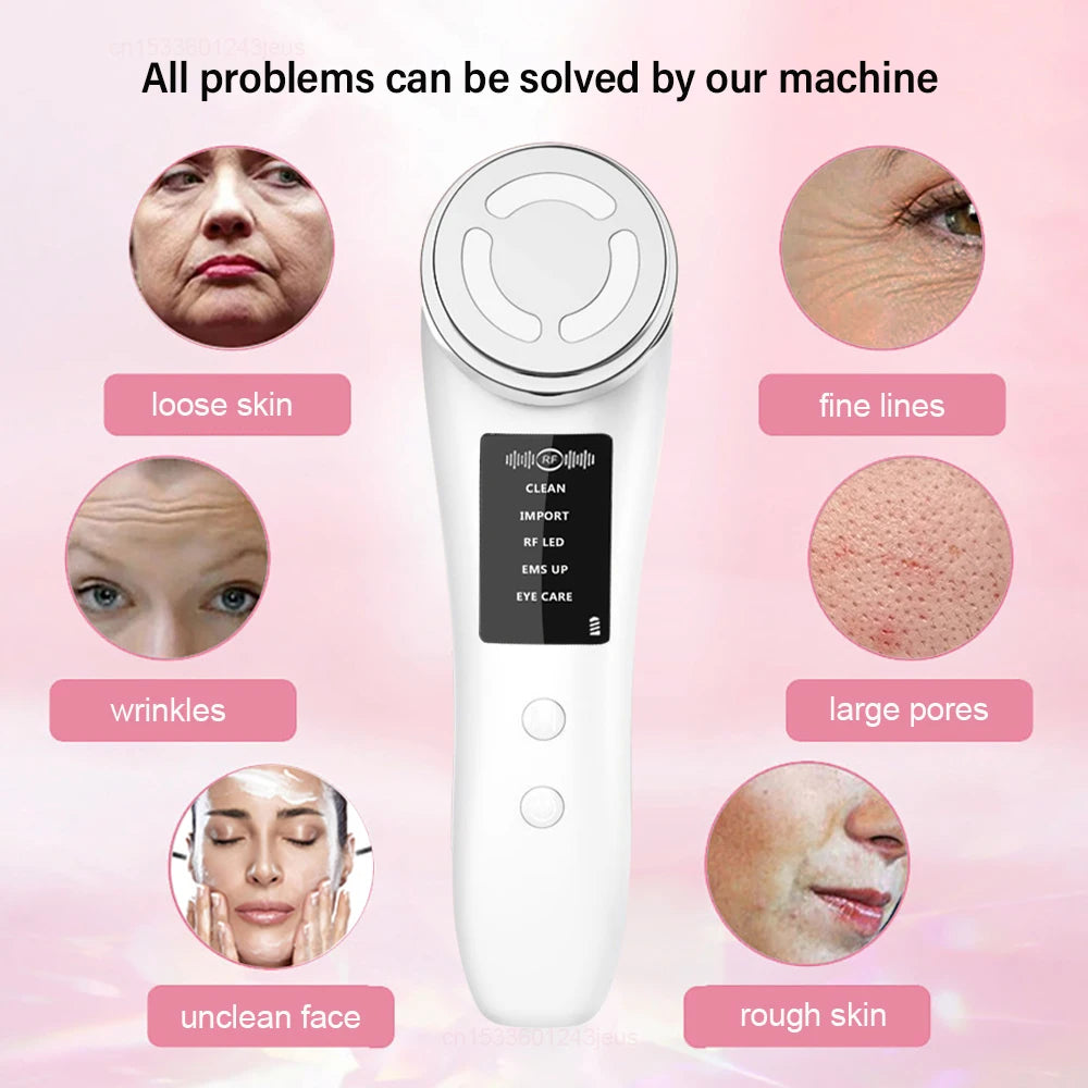 Revitalize Your Skin with the EMS Facial Massager - Anti-Aging Microcurrent Face Lifting Device for Tightening and Rejuvenation