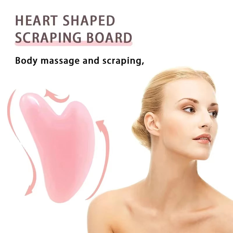 V-Shaped Facial Massager Roller - Double Chin Reducer & Lifting Tool for Tightened Skin