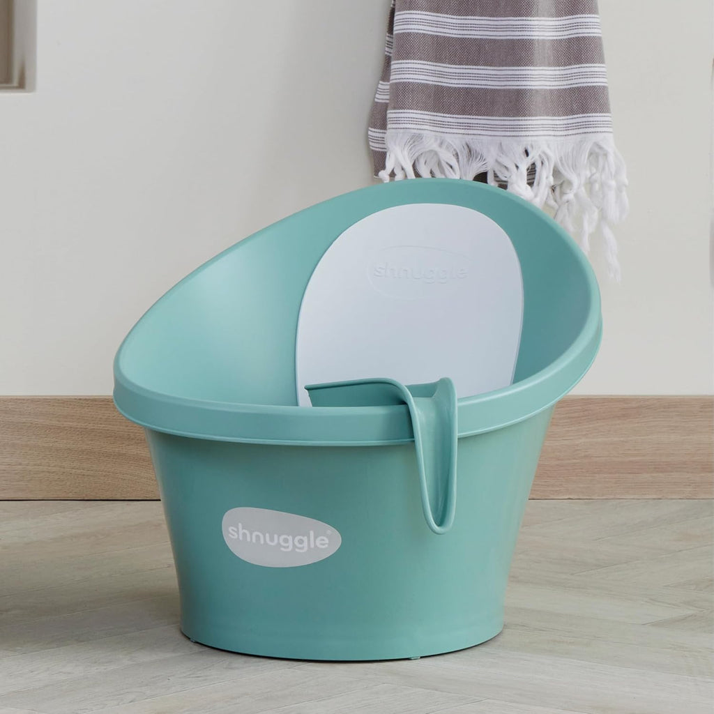 Bath Rinse Jug | Soft Rim Baby & Toddler Shampoo Rinser | Bath Hair Rinsing Cup | Hair Wash Jug with Handle | Essential Bath Accessories | Eucalyptus
