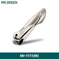 Ergonomic Stainless Steel Anti-Splash Nail Clippers - Bionic Design Manicure Tool for Perfect Fingernails