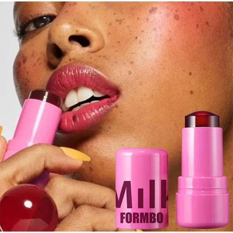 Experience the Magic of Original Milk Makeup Blush Stick - Cooling Water Jelly Tint for Luscious Lips and Cheeks