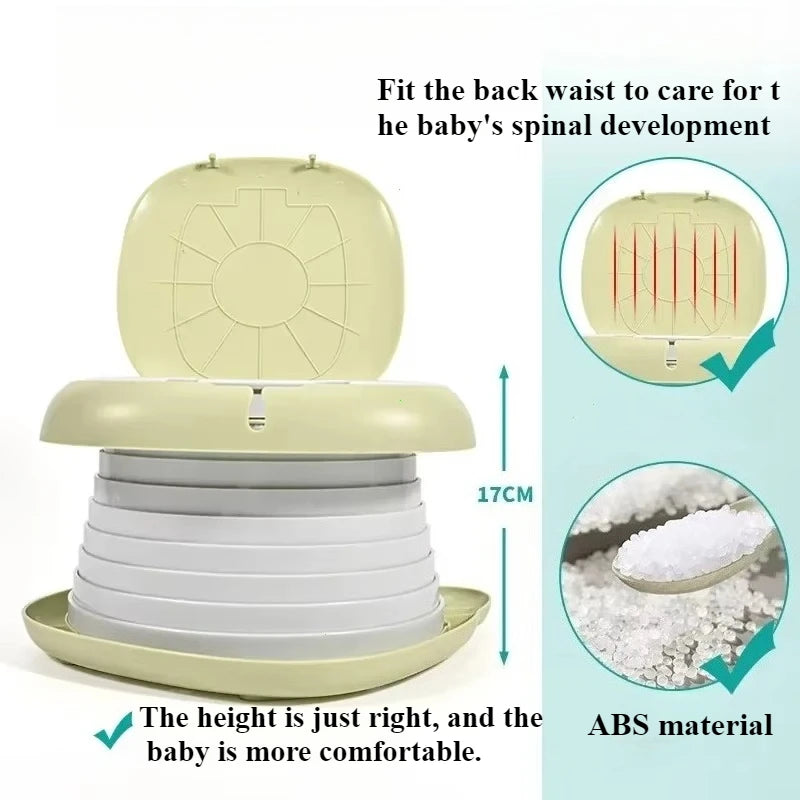 Portable Kid Boy Girl WC Toilet Seat Pot Kids Folding Toilet Baby Travel Toilet Children'S Potty Car Sealed Anti-Odor Urinal