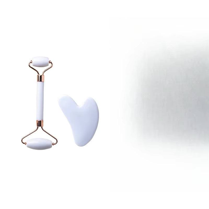 V-Shaped Facial Massager Roller - Double Chin Reducer & Lifting Tool for Tightened Skin