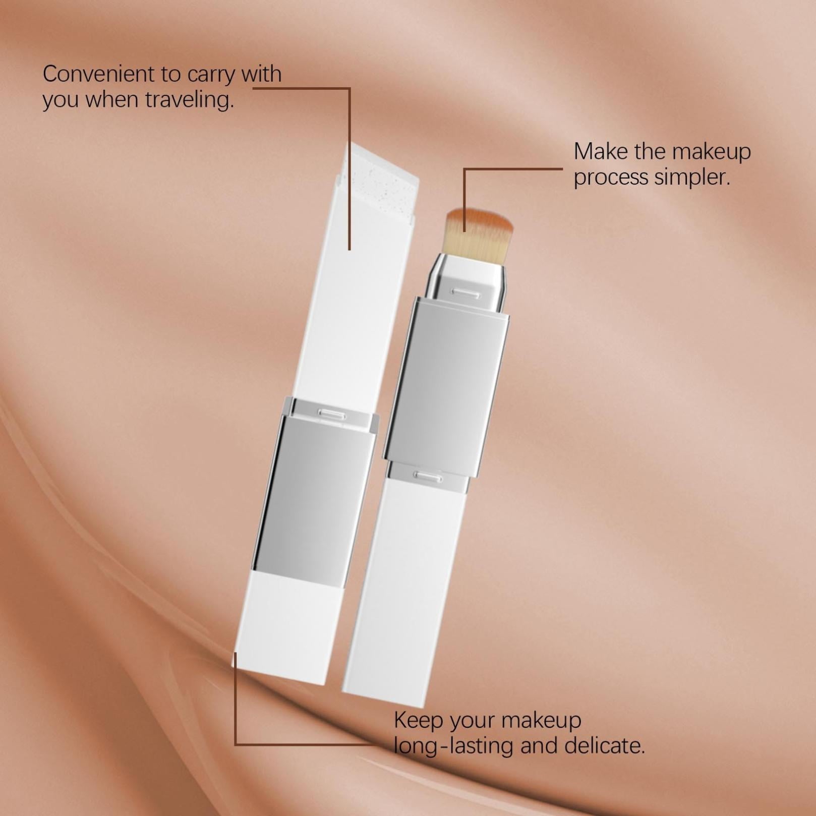 Transform Your Look with the Korean Color Changing Foundation Stick - Effortless Brightening Makeup Base for Hydrated, Flawless Skin