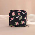 Charming Women’s Waterproof Sanitary Napkin & Tampon Storage Bag - Portable Organizer with Fun Cartoon Design