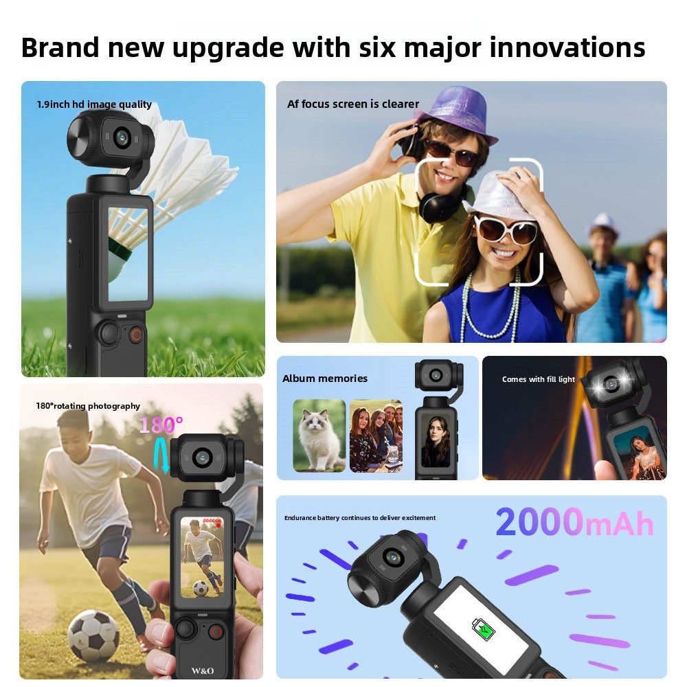 Handheld vlogging camera