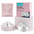 Cheribaby the Original Silver Nursing Cups, Silver Nipple Shield for Nursing Newborn, Nipple Cover for Breastfeeding Essential, Must Haves for Soothe and Protect Your Nipples, 925 Silver, Regular Size